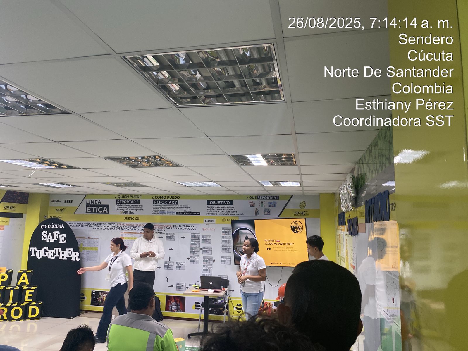 Evidencia de capacitación